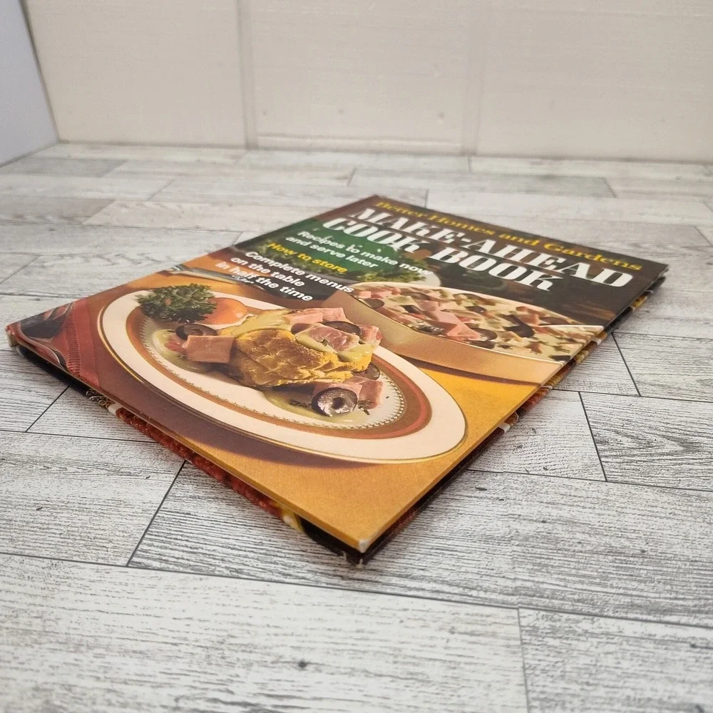 Make Ahead Cook Book Better‎ Homes Gardens 1971 Vintage Hardcover BHG Cookbook